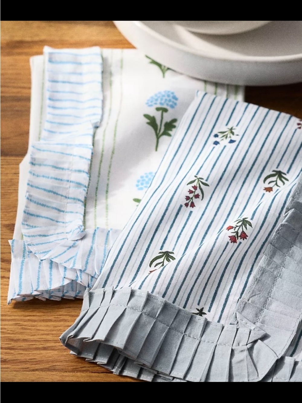 Anthropologie Brigette Napkins. Set of 2